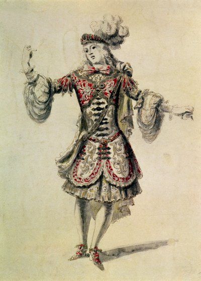 Costume Design for a Male Dancer by Jean Derain